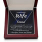 TO MY WIFE SOONER NAME NECKLACE GIFT SET