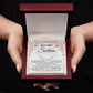 16TH BIRTHDAY DIRECTION SQUEEZED CUSTOM NAME NECKLACE