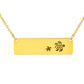Personalized Mama Turtle + 1 Baby - Necklace