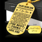 Son - Believe In You - Engraved Dog Tag Necklace