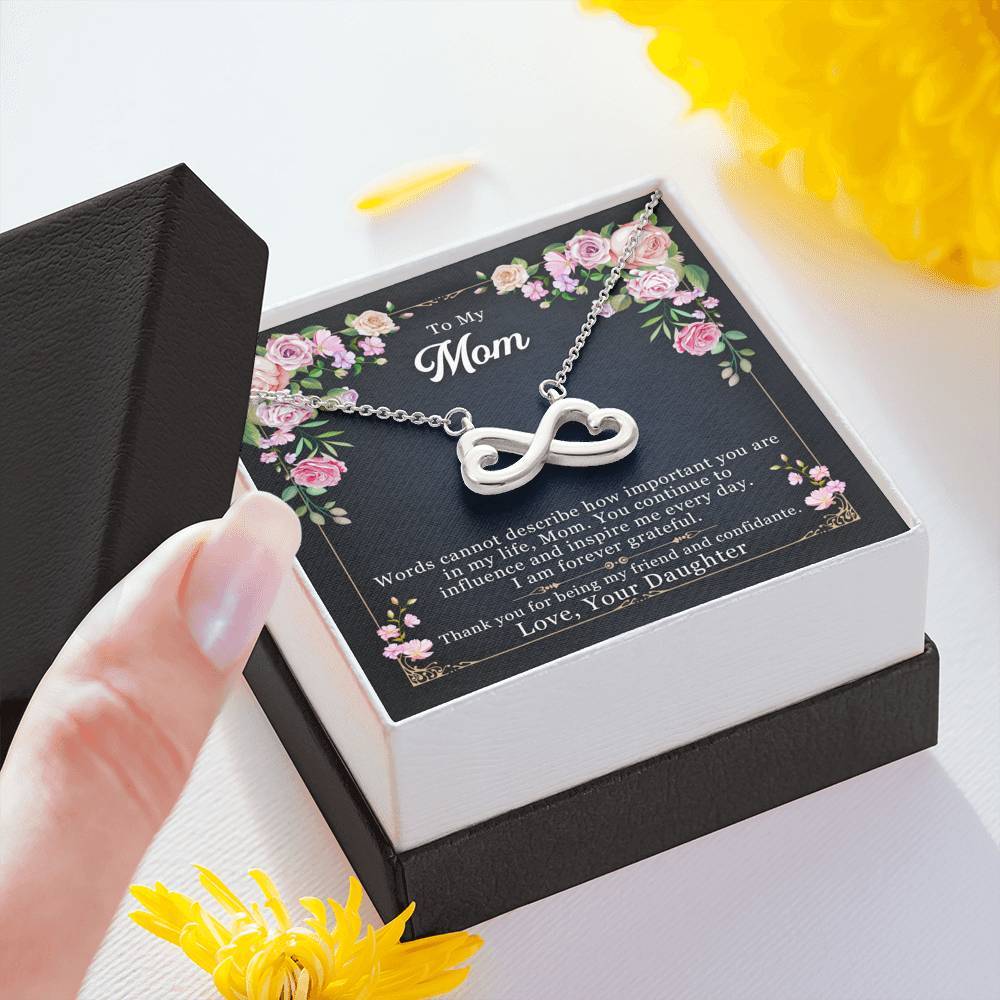 To My Mom - Forever Grateful - Necklace