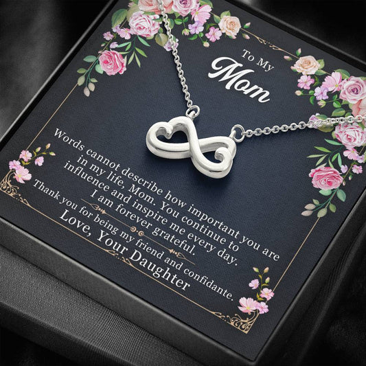 To My Mom - Forever Grateful - Necklace