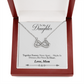 TO MY DAUGHTER IN HEART INFINITY NECKLACE GIFT SET