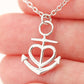 TO MY BESTFRIEND ANCHOR NECKLACE GIFT SET