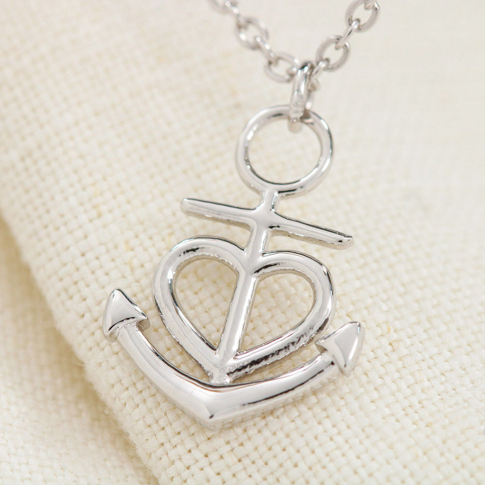 TO MY BESTFRIEND ANCHOR NECKLACE GIFT SET