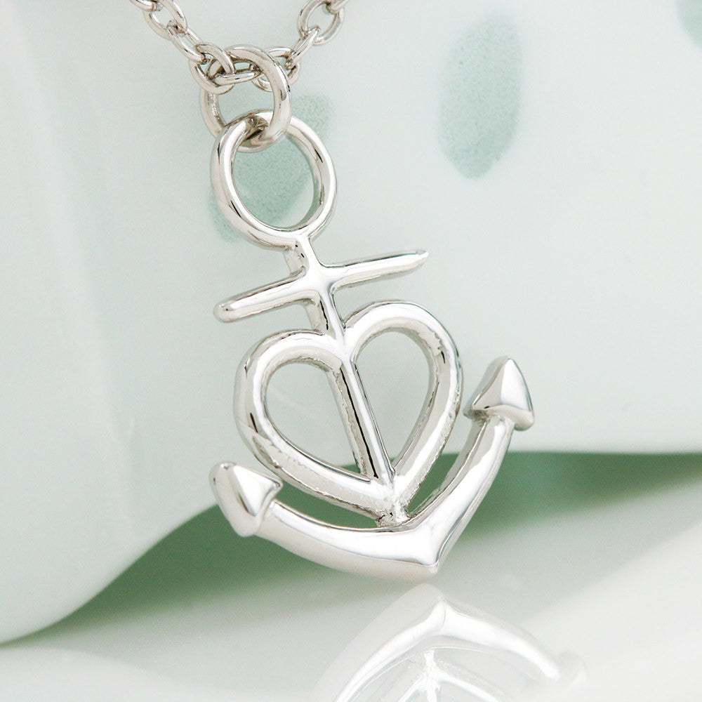 TO MY BESTFRIEND ANCHOR NECKLACE GIFT SET