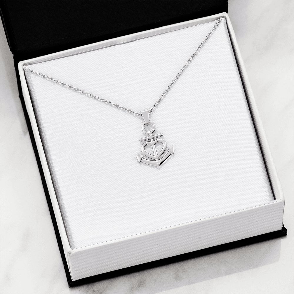 TO MY BESTFRIEND ANCHOR NECKLACE GIFT SET
