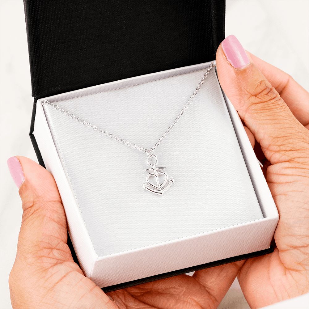 TO MY BESTFRIEND ANCHOR NECKLACE GIFT SET