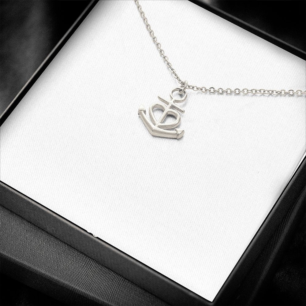 TO MY BESTFRIEND ANCHOR NECKLACE GIFT SET