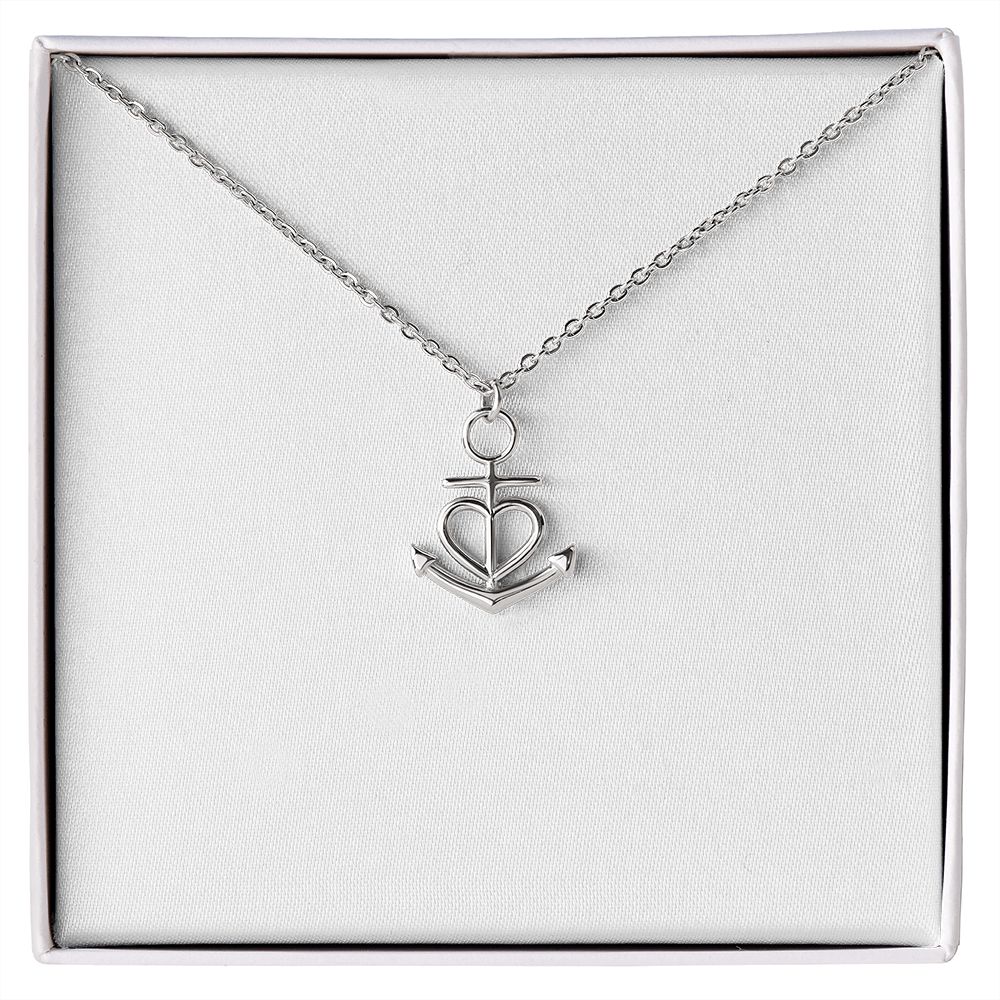 TO MY BESTFRIEND ANCHOR NECKLACE GIFT SET