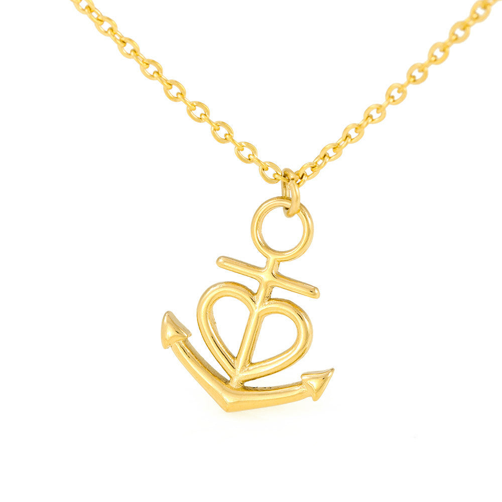 TO MY BESTFRIEND ANCHOR NECKLACE GIFT SET