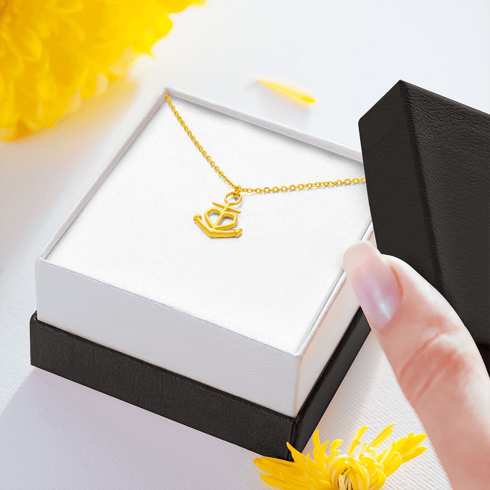 TO MY BESTFRIEND ANCHOR NECKLACE GIFT SET