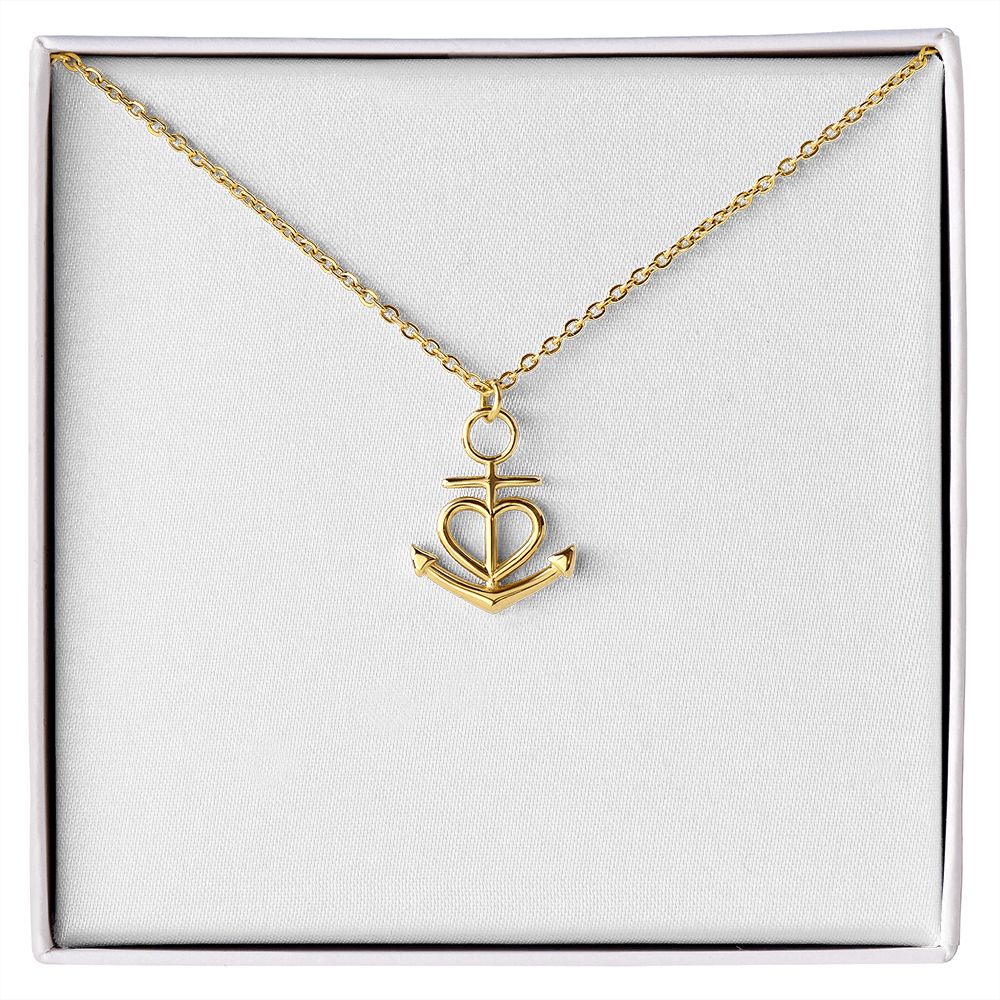 TO MY BESTFRIEND ANCHOR NECKLACE GIFT SET