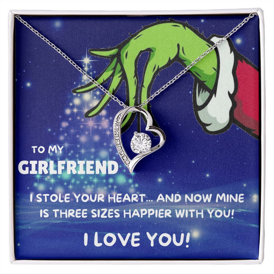 TO MY GIRLFRIEND FOREVER LOVE NECKLACE GIFT SET - GRINCH