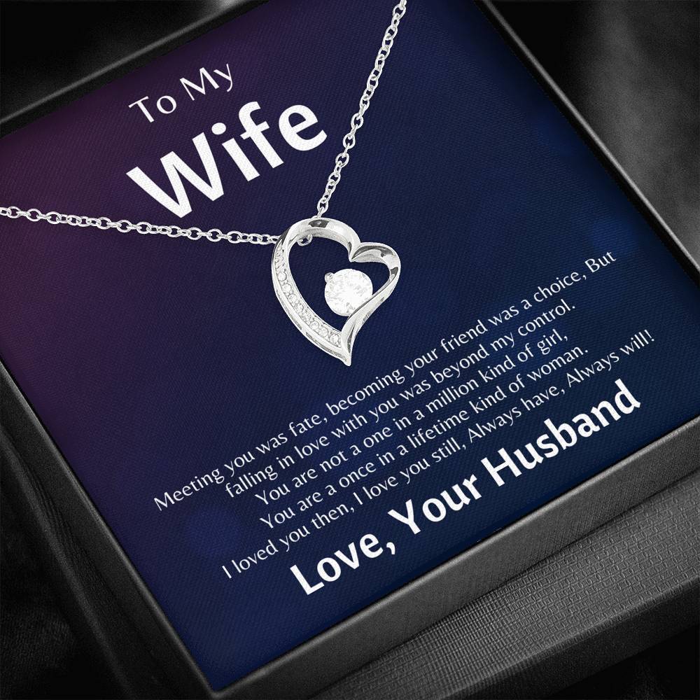 To My Wife - Once In A Lifetime Kind Of Woman - Necklace