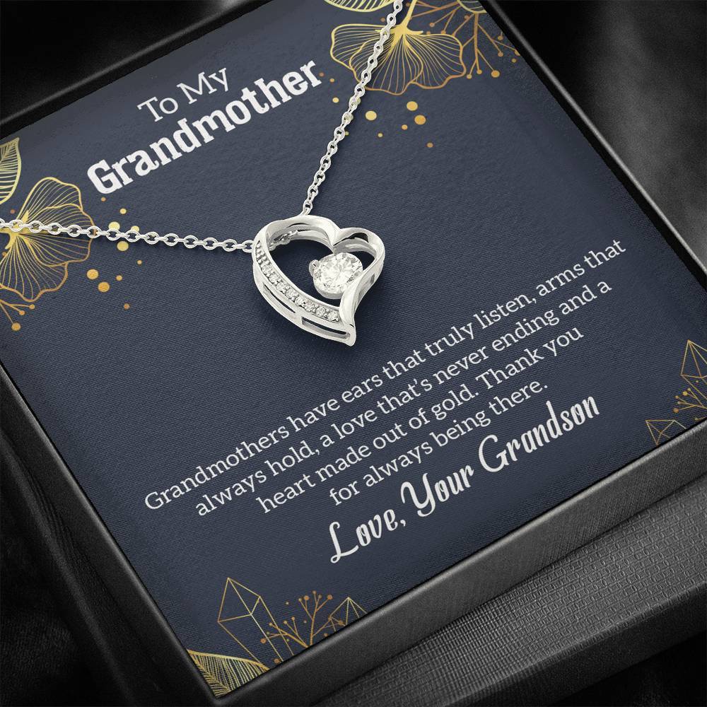 To My Grandmother - Heart Made Out of Gold - From Grandson