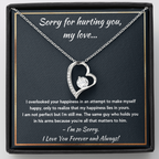 I'M SORRY HAPPINESS FOREVER LOVE NECKLACE GIFT SET