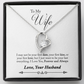 TO MY WIFE LAST EVERYTHING FOREVER LOVE NECKLACE GIFT SET