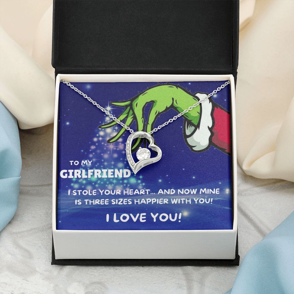 TO MY GIRLFRIEND FOREVER LOVE NECKLACE GIFT SET - GRINCH
