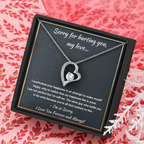 I'M SORRY HAPPINESS FOREVER LOVE NECKLACE GIFT SET