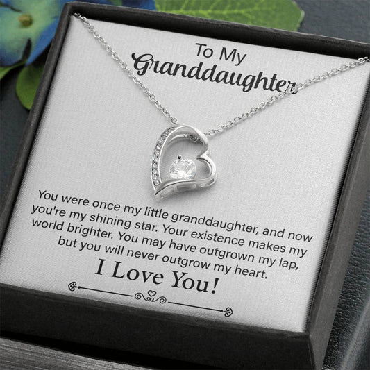 You Were Once My Little Granddaughter, Heart Necklace