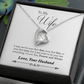 TO MY WIFE LAST EVERYTHING FOREVER LOVE NECKLACE GIFT SET