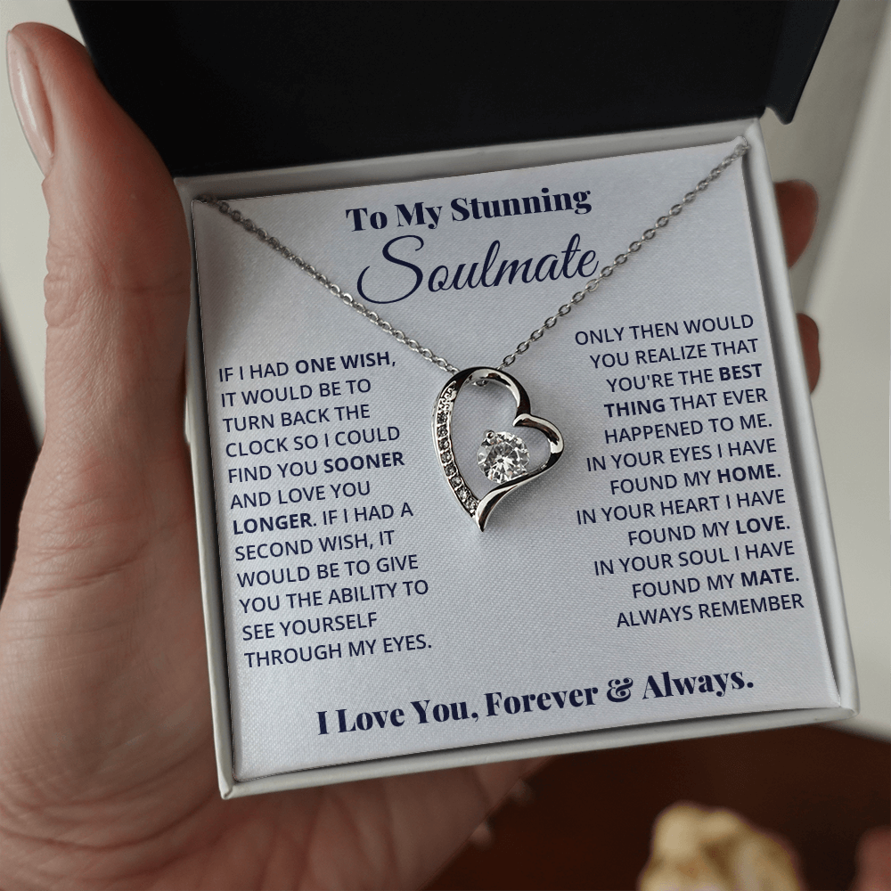 Soulmate - Stunning  - Forever Love Necklace