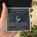I'M SORRY HAPPINESS FOREVER LOVE NECKLACE GIFT SET
