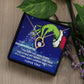 TO MY GRANDDAUGHTER FOREVER LOVE NECKLACE GIFT SET - GRINCH