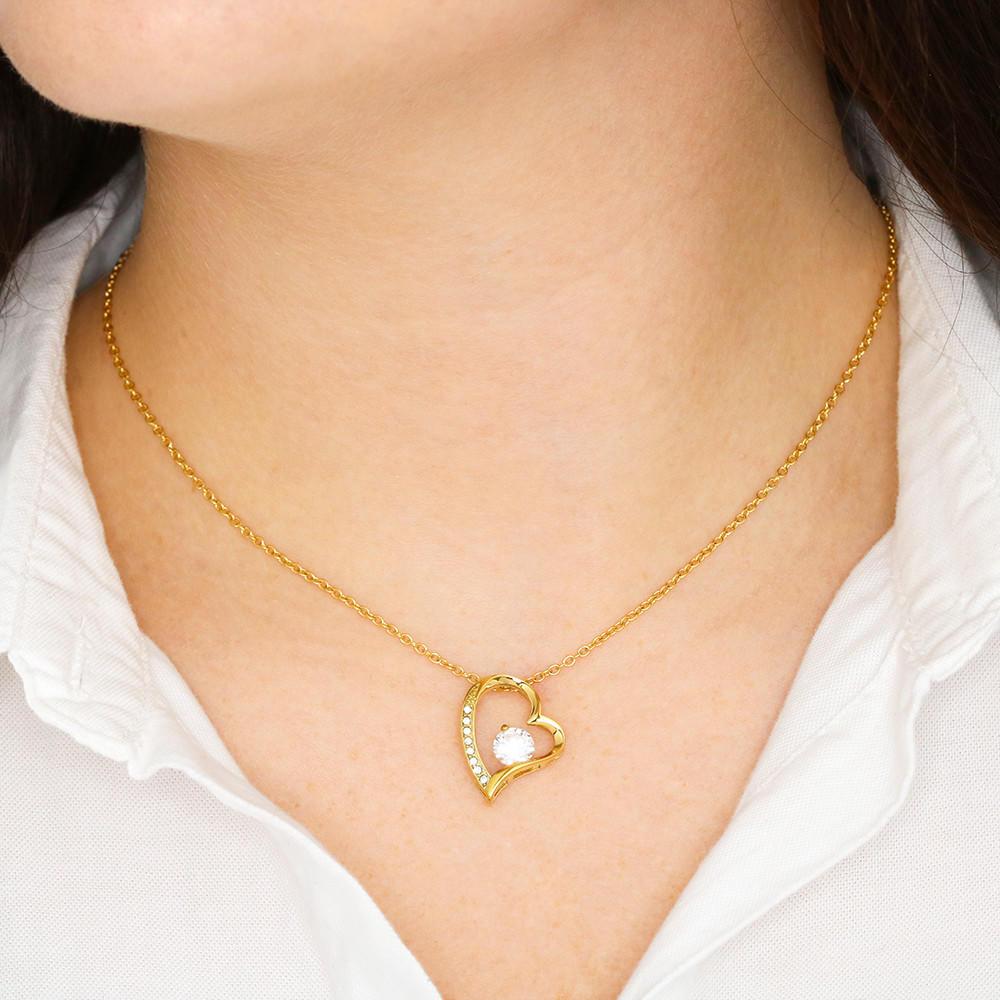 Graduation 2021, To Granddaughter, Heart Necklace, Always Remember, Silver/Gold