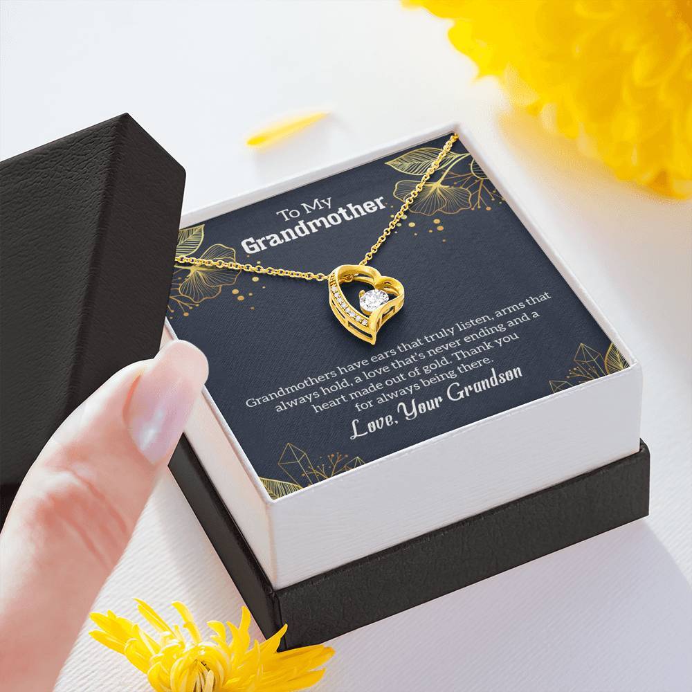 To My Grandmother - Heart Made Out of Gold - From Grandson