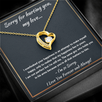 I'M SORRY HAPPINESS FOREVER LOVE NECKLACE GIFT SET