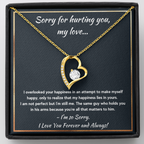 I'M SORRY HAPPINESS FOREVER LOVE NECKLACE GIFT SET