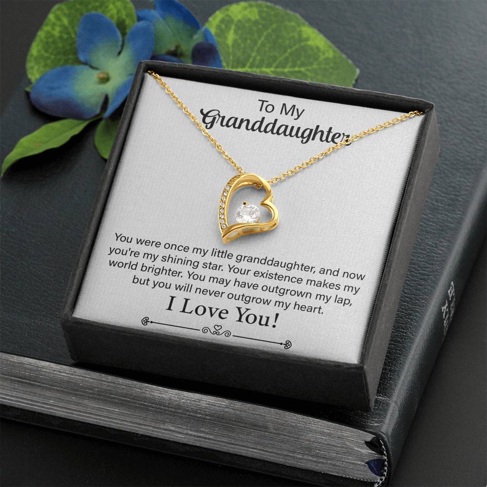 You Were Once My Little Granddaughter, Heart Necklace
