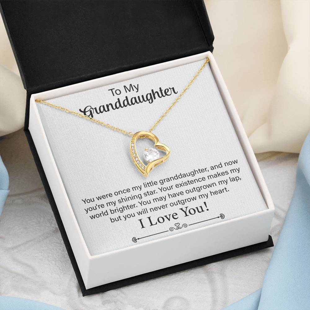 You Were Once My Little Granddaughter, Heart Necklace