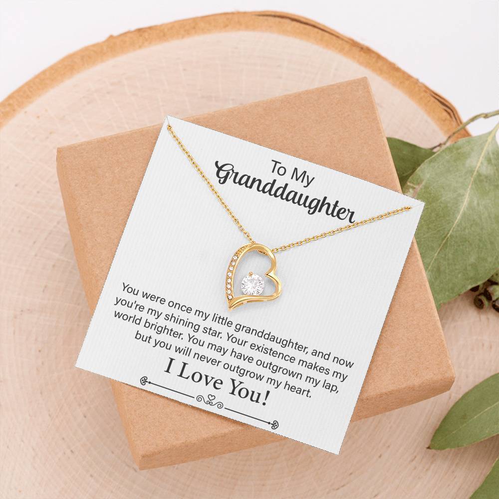 You Were Once My Little Granddaughter, Heart Necklace