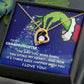 TO MY GRANDDAUGHTER FOREVER LOVE NECKLACE GIFT SET - GRINCH