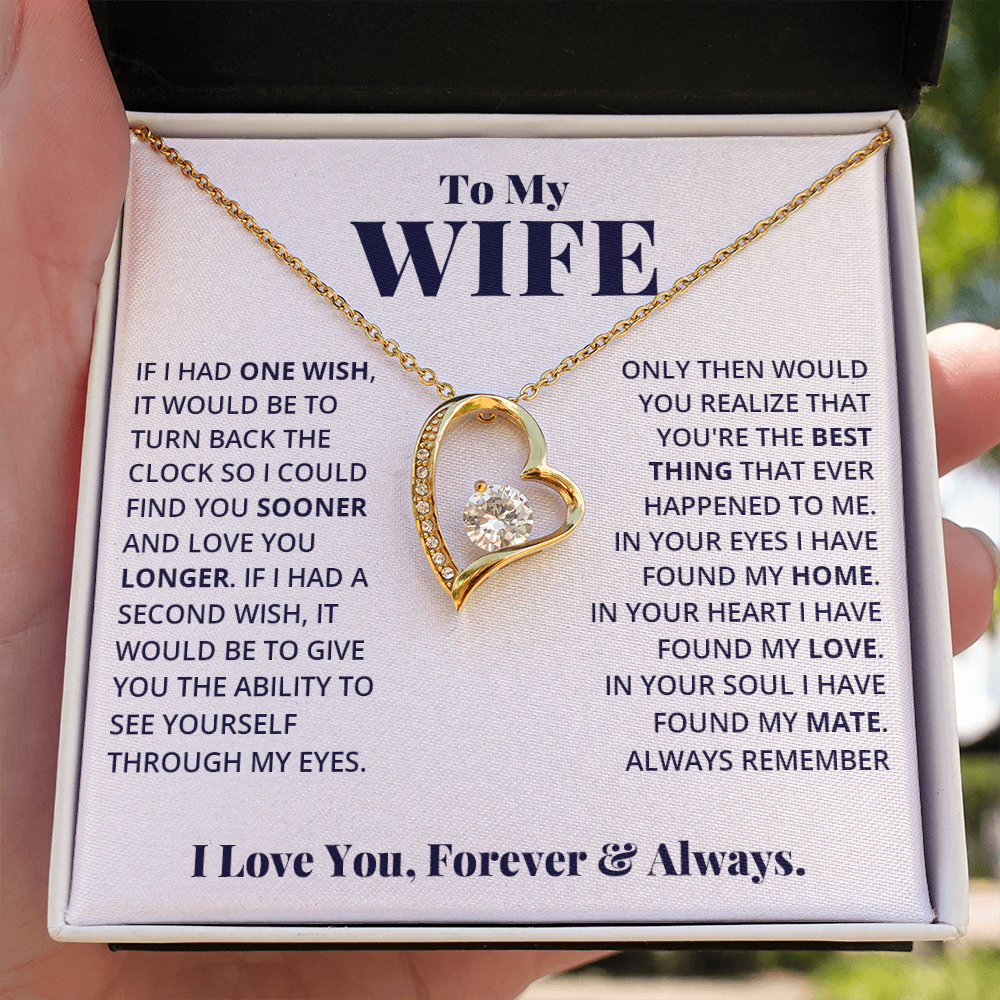 Wife - Your Heart Necklace