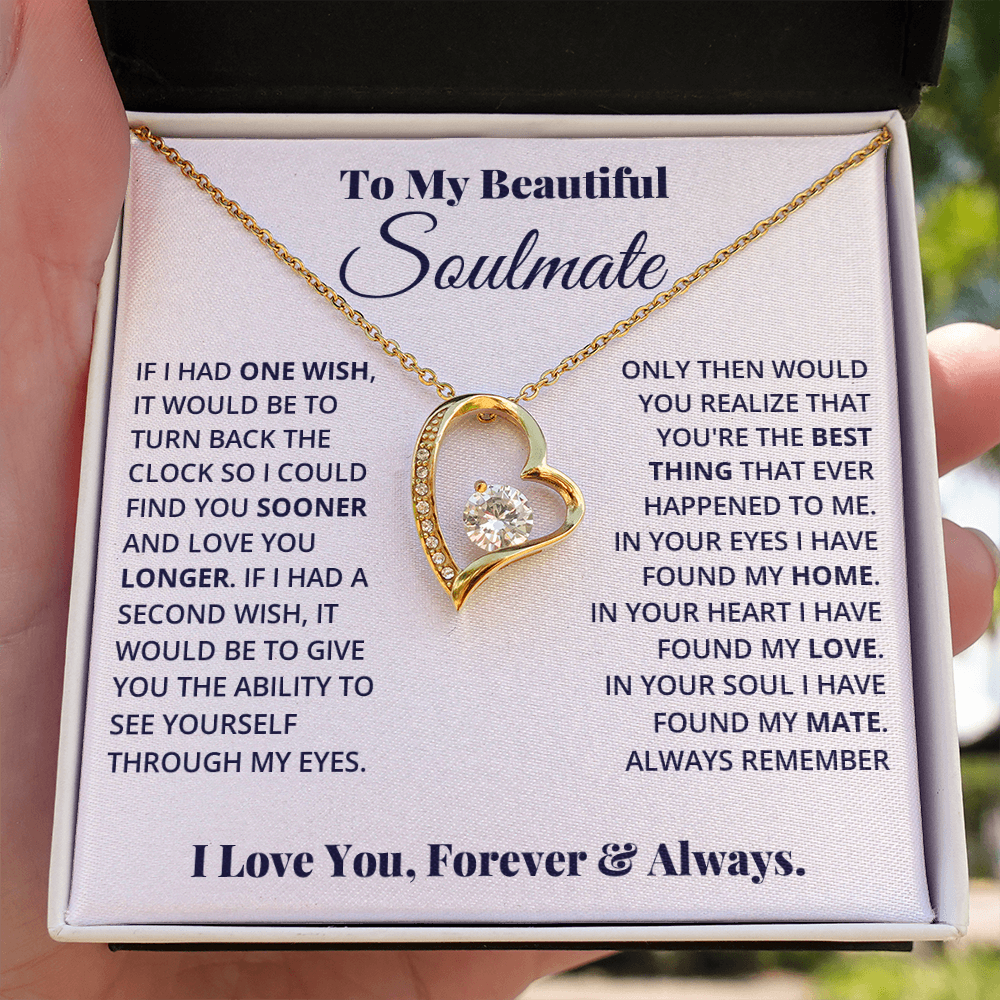 Soulmate - Found You - Forever Love Necklace