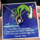 TO MY GRANDDAUGHTER FOREVER LOVE NECKLACE GIFT SET - GRINCH