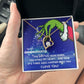 TO MY GRANDDAUGHTER FOREVER LOVE NECKLACE GIFT SET - GRINCH
