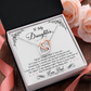 TO MY DAUGHTER BREATHING INTERLOCKING NECKLACE GIFT SET