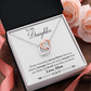 TO MY DAUGHTER BRAVER INTERLOCKING NECKLACE GIFT SET
