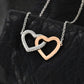 To My Granddaughter - If Ever There is Tomorrow - Interlocking Heart Necklace