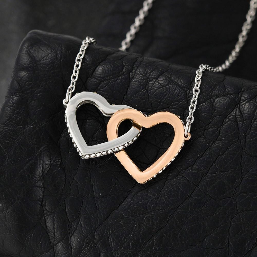Stole My Heart - Interlocking Heart Necklace