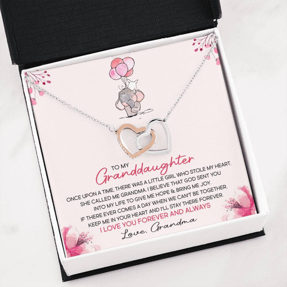Stole My Heart - Interlocking Heart Necklace
