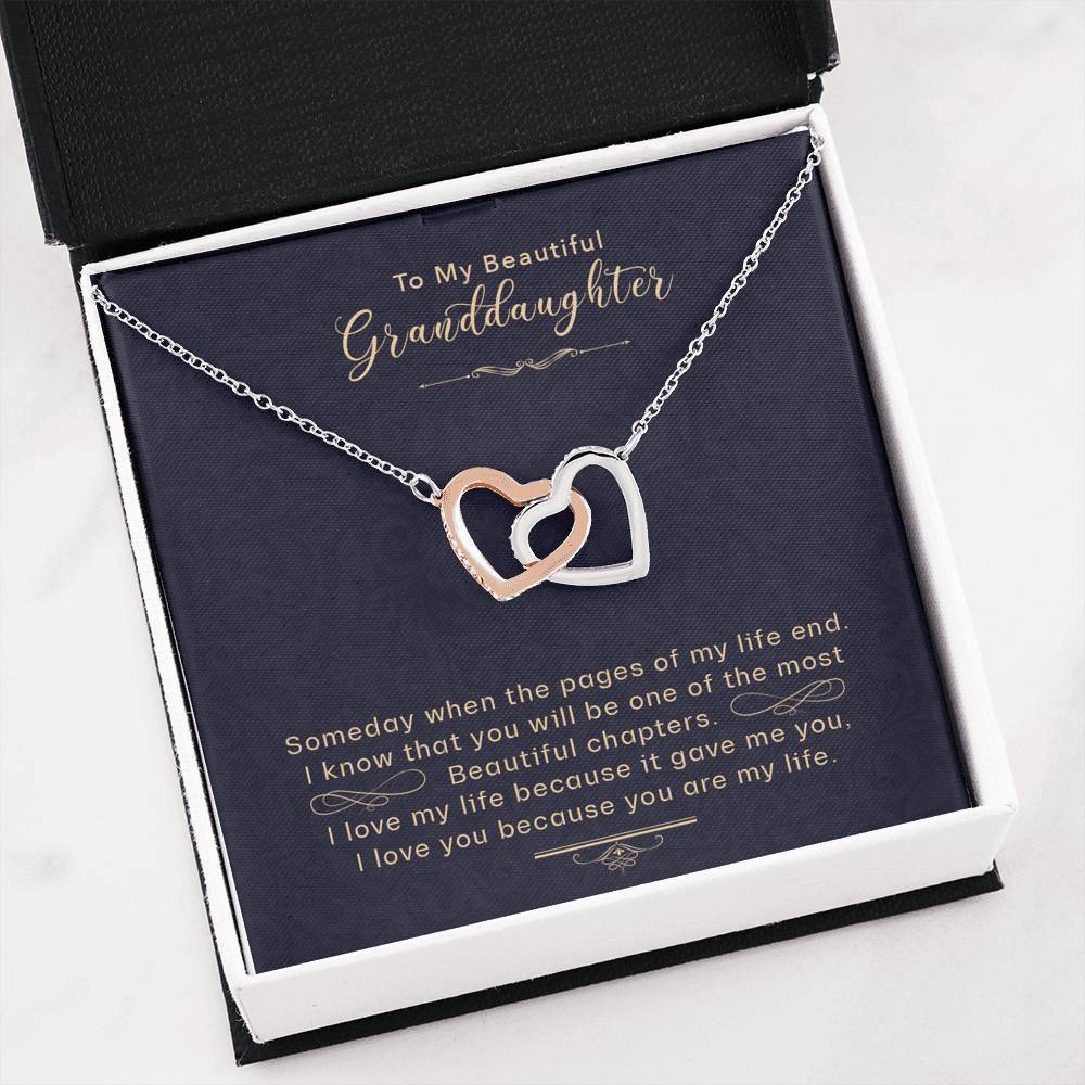 To My Granddaughter - The Most Beautiful Chapter - Necklace