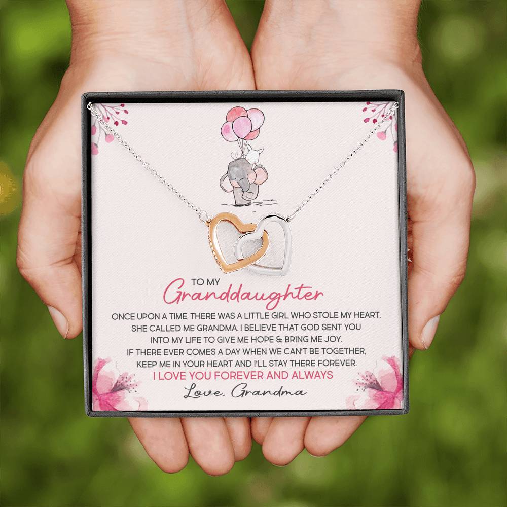 Stole My Heart - Interlocking Heart Necklace