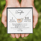 Daughter, I Will Always Be There For You, Interlocking Hearts Necklace