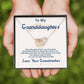To My Granddaughter - The World To Me - Necklace